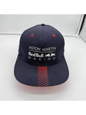 Red Bull Racing Hat Cap Men Blue Snapback Aston Martin Formula One F1 Adjustable